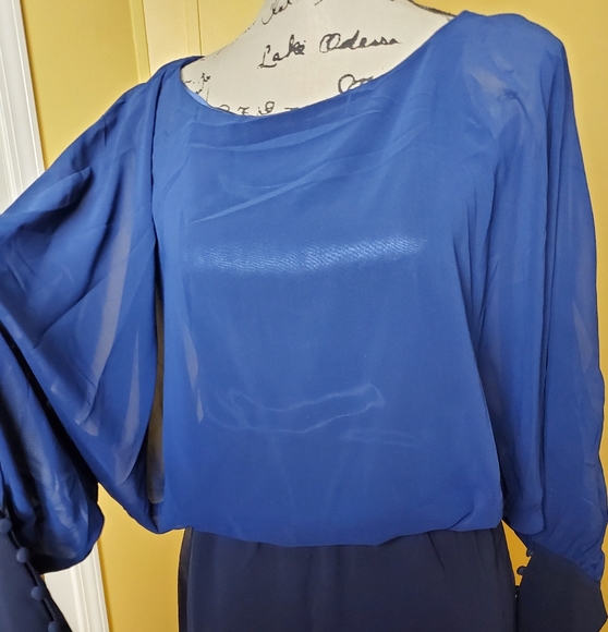 Navy Blue Dress {tea n rose} - Picture 6 of 8